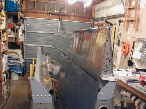 Another view ...jeez this shop is getting smaller all the time!  Need to get this stuff to the hangar!