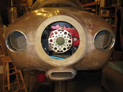 A look from straight on.  I prefer the look of the round rings.