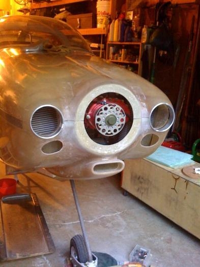 Two new round holes in cowling