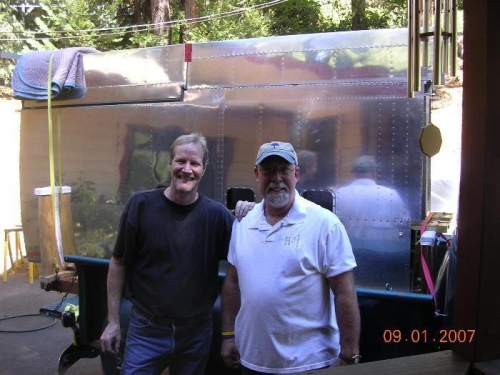 After all this work, I have to wipe my hands somewhere!   ...Really, Mike was a big help today!