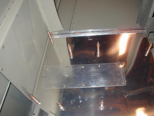 Right side baggage inspection cover