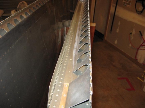 All rivets set in Flap brace(s)