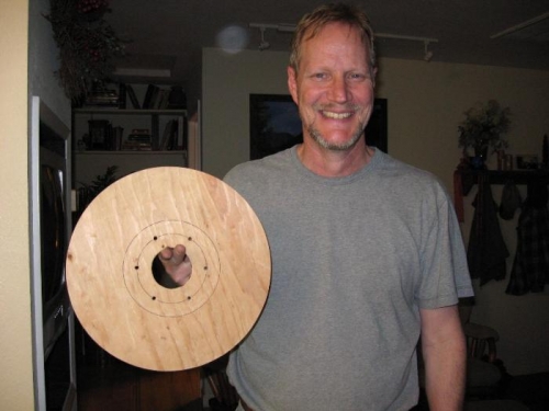 Prop disc ready for mounting to prop flange