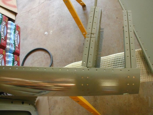 Tail-cone riveted to the F-711 and F-712 bulkheads