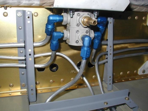 Fuel Return lines plumbed (bottom left and right)