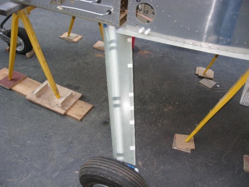 The left is rough cut, with drilling, deburring, counter-sync and riveting to go...