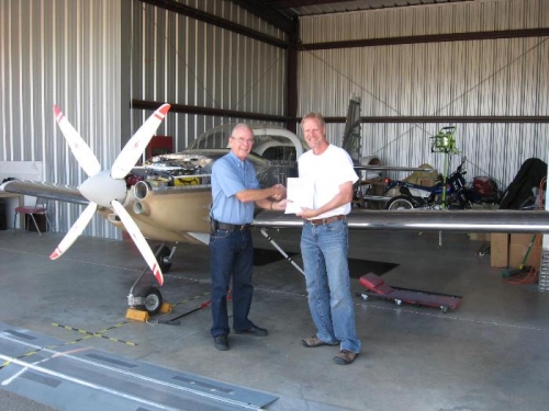 The big moment!  Congratulations!!