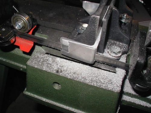 Cutting the wedge from a piece of angle