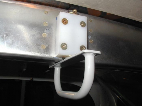 The Safety latch in place