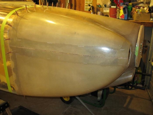 1/4 inch gap behind spinner area