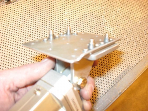 Backing plate test fit -- looks fine!