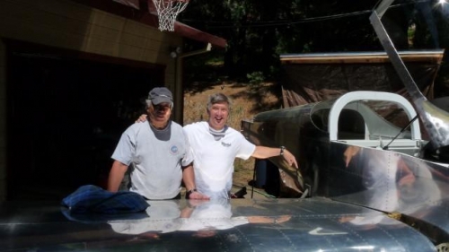 Richmond and Lee after a good morning's work!