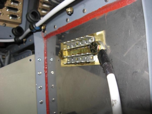 Ground buss with Battery Minus cable