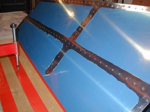 Right HS skin dimpled