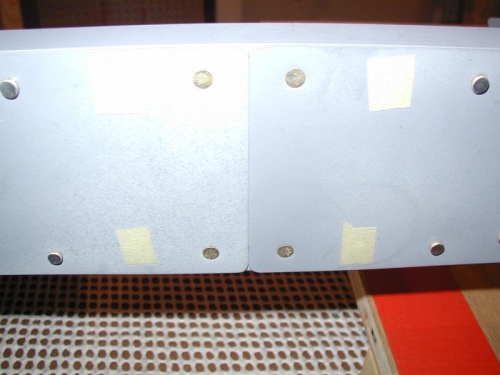 Flush rivets on HS front spar