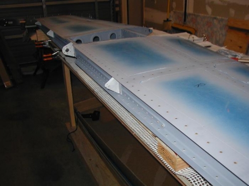 Right side view of completed HS