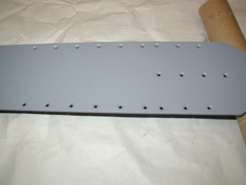 VS stiffener counter-sink & primed