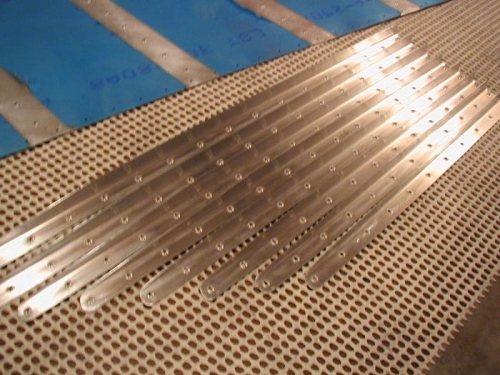 Left side stiffeners ready to prime