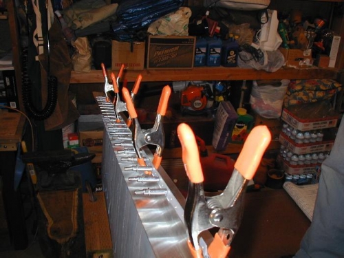 Trailing edge clamped