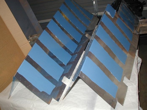 Elevator skins deburred