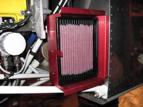 Air Filter Box mounted temporarily in location