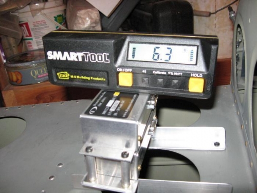 6.3 degree angle on Magnetometer mounts