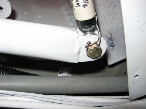 Safety wire attached per SB