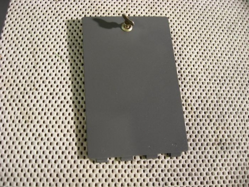 Map box cover painted and latch installed