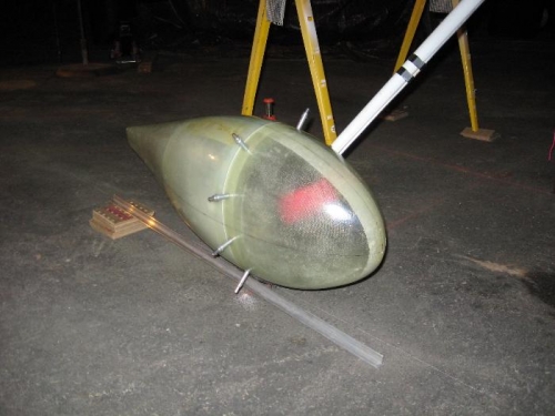 Clecoes holding the halves together.  Nothing yet drilled to the mounts