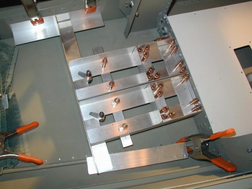 The attach point in the top left will be changed out