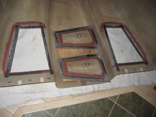 Parts inside warming (curing) by the heat of the fire...