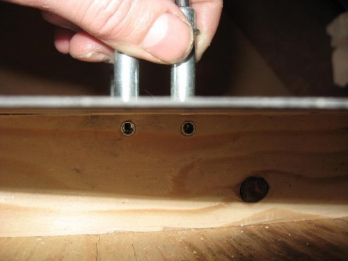 Tubing used to provide a grip area for the clecos