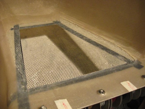 A closer look.  Notice the tape on the left 