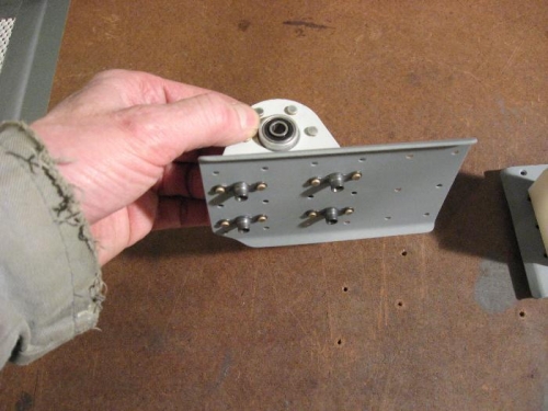 With nut-plates installed