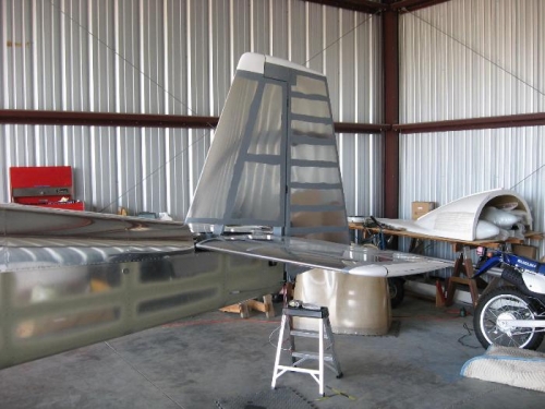 Vertical Stab and Rudder sitting pretty