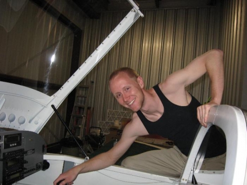 Travis neutralizing the control stick