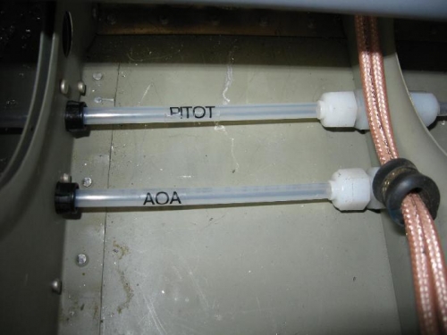 AOA and Pitot connections done in cabin