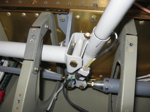 Right stick attached