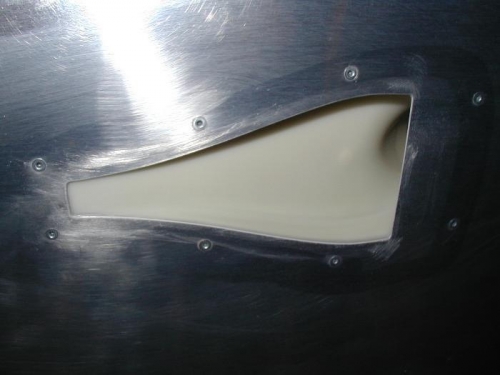 Left side view from outside