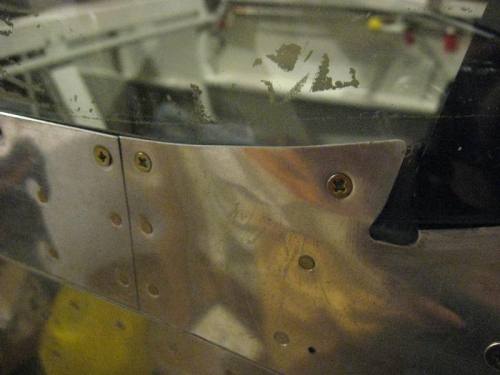 Two new screws to hold secure