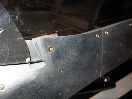 Tabs now laying down nicely