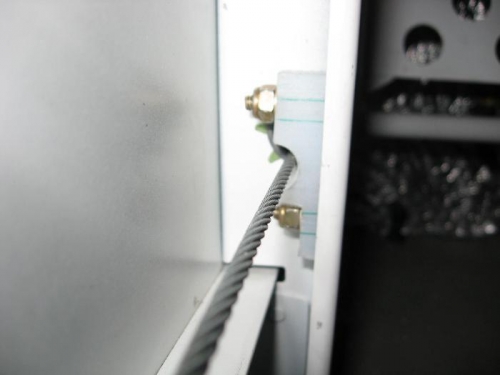 Looking from aft to forward