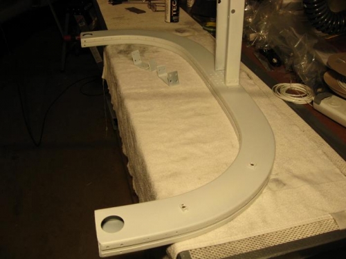 Cabin Frame and attachments painted