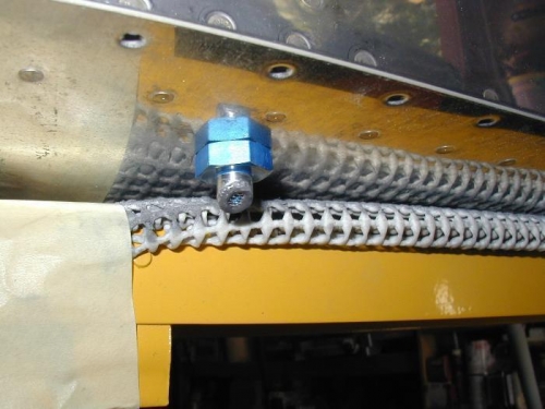 Right side Fuel Vent line with screen