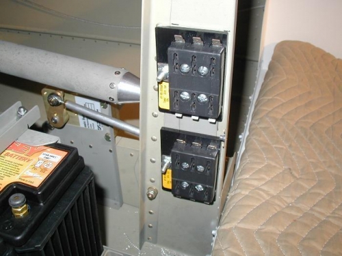 Busses securely mounted (Note: the buss on top required a little plastic removed to clear two rivets)