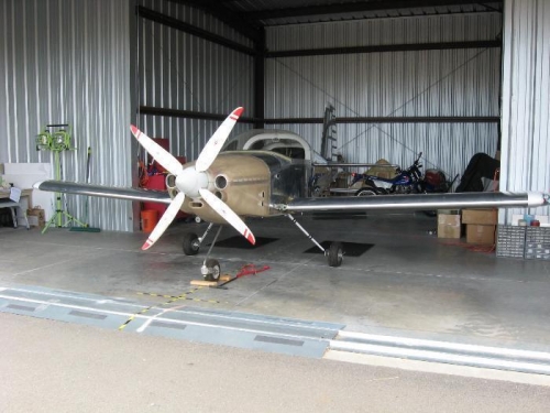 Prop on with cowling installed