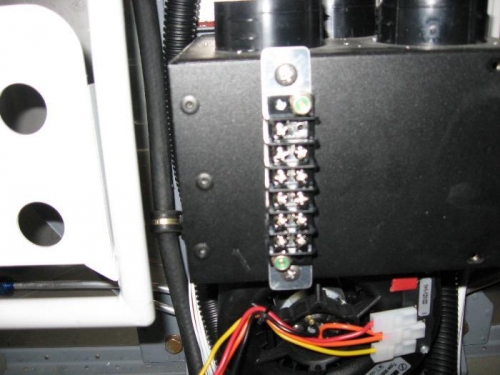 Terminal strip for Heater wiring