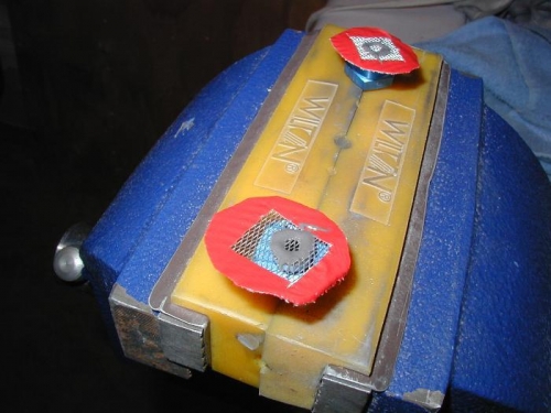 JB Weld left on screens to harden