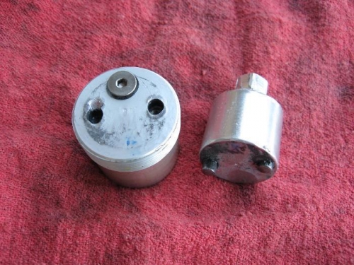 Beat up end cap and tool