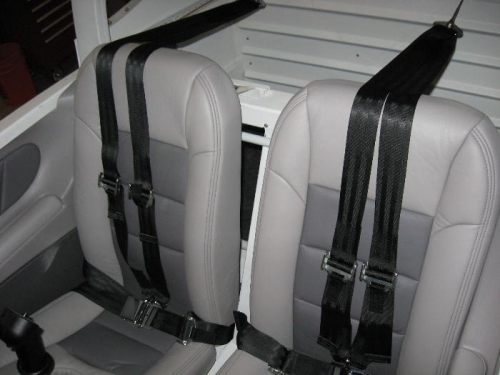Seat Belts installed